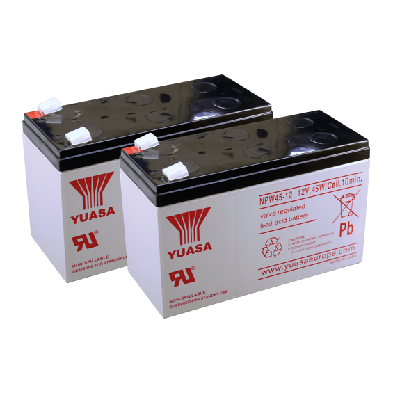 KIT BATTERIES Option 2 Batteries 12V 8,5AH avec raccordement