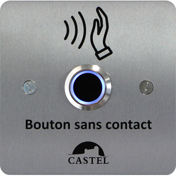 BOUTON SORTIE SANS CONTACT Bouton poussoir de sortie sans contact