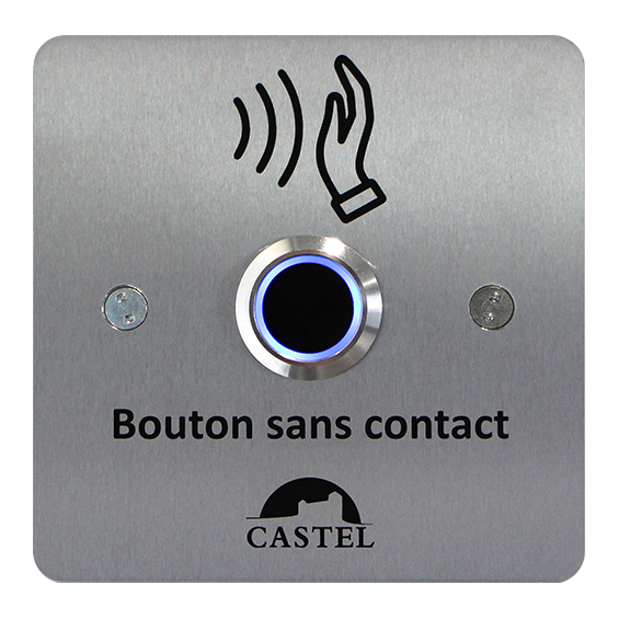 BOUTON SORTIE SANS CONTACT Bouton poussoir de sortie sans contact