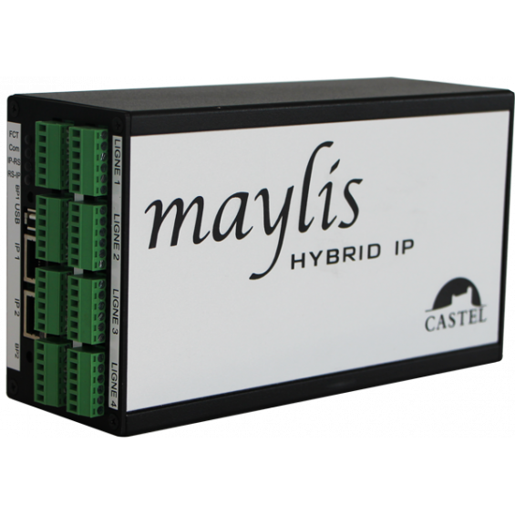 M HYB IP BOX8L Centrale 8 lignes hybride numerique et IP