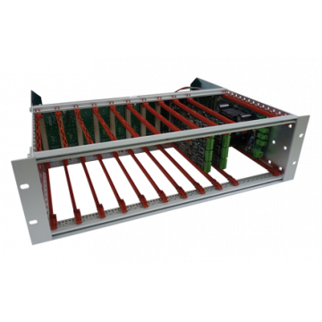 MCBR Central rack 3U 40 lignes equipe 8 lignes + module et logiciel