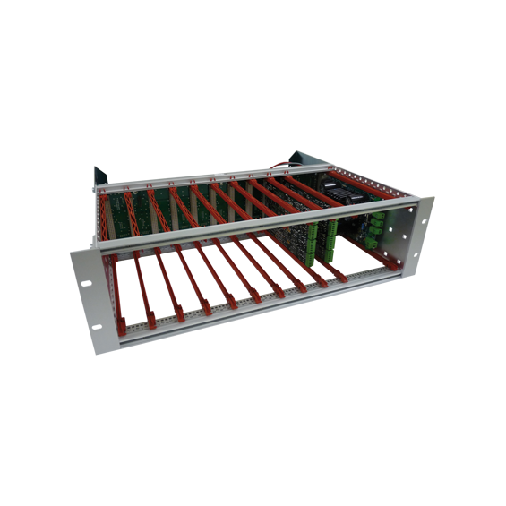 MCBR Central rack 3U 40 lignes equipe 8 lignes + module et logiciel