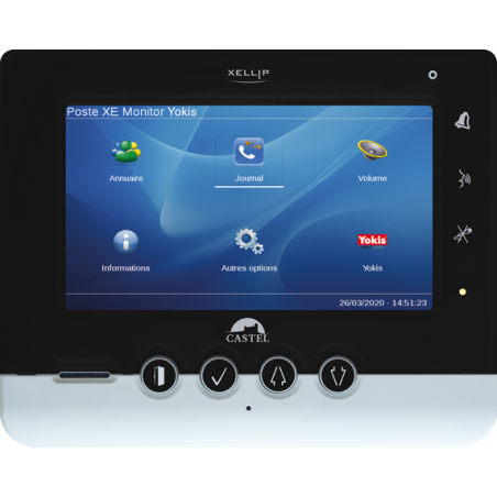 XE MONITOR YOKIS Moniteur de reception A/V ,7 tactile,PoE - yokis