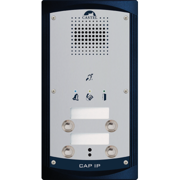 CAP IP-4B-P Portier audio Full IP/SIP 4 boutonsd'appel PMR PoE