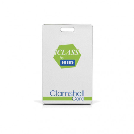 Badge HID Iclass 2k - Format Clamshell - 13,56MhZ - Non Imprimable - 