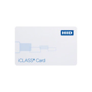 Badge ICLASS format carte ISO blanche + N°