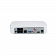 NVR 4C(4POE) H.265+-80Mbps-1 VGA 1 HDMI-1 HDD(Max 6To)-(DEC 4x2MP)