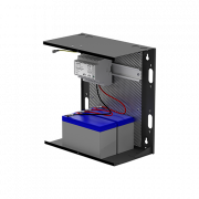 Coffret vide modulaire petit modèle avec RAIL DIN + grille perforée