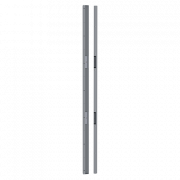 Bandeau alu Vertical 2,5 m 2x300kg 12/24VDC + Contact - NFS