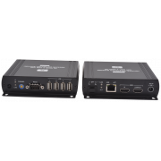 DEPORT sur CAT5 HDMI/KVM/USB2/IR/AUDIO/RS232 4K EMET+RECEP Boite 1 KIT