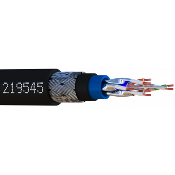 U/FTP CAT6A 650MHz SWB PE Bob. bois 100 M.anti-rongeurs extérieur