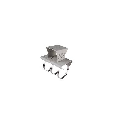 Horizontal Pole Mount Steel Hikvision White