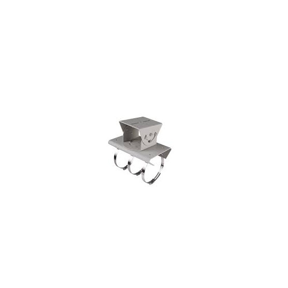 Horizontal Pole Mount Steel Hikvision White