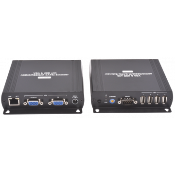 DEPORT VGA/USB2/IR EMET+RECEP sur ETH RJ45- VKM04 Boite 1 KIT
