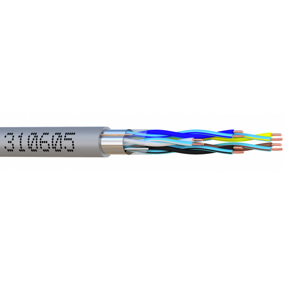 SYT+/LY6ST 05P AWG24 Bob. bois 500 M