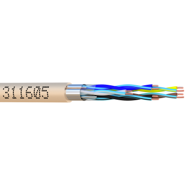SYT+/LY6ST 05P AWG24 IVOIRE Boite 100 M