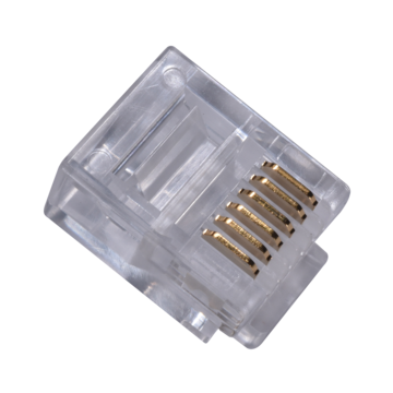 CONNECTEUR RJ11/RJ12 6P6C Sachet 50 PC