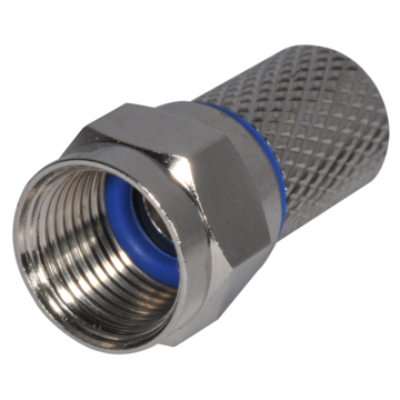 CONNECTEUR F MALE A VISSER Ø6.8mm Boite 100 PC