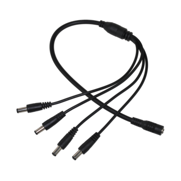 CONNECTEUR DC 1F TO 4M Ø5.5/Ø2.1 Sachet 5 PC