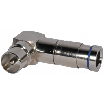 IEC - M 90° COMPRESSION Ø6.8 Boite 25 PC