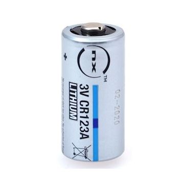 Pile lithium industrie CR123 NX 3V-1.45Ah
