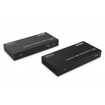 Kit d'extension KVM HDBaseT, 150 m 4K / 60 Hz, USB 1.1, PoC, IR, noir