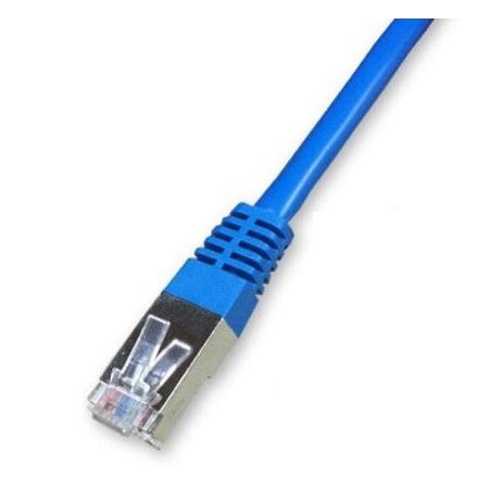 Cordon RJ45 CAT6 FTP 100 ohms - Bleu - 2m