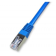 Cordon RJ45 CAT6 FTP 100 ohms - Bleu - 1m