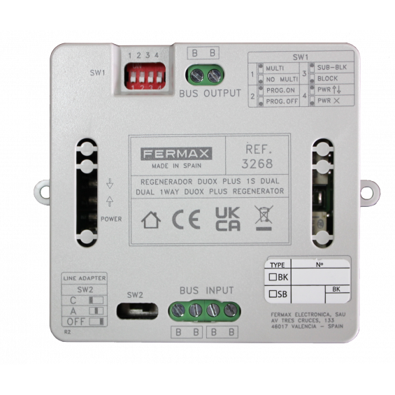 RÉGÉNÉRATEUR DUAL DUOX PLUS 1 SORTIE