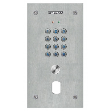 CLAVIER MEMOKEY INOX AVEC PERCEMENT PTT