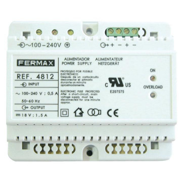 ALIMENTATION VIDÉO 18Vdc1,5A