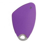 Badge électronique Mifare mains-libres - insert alu gravé - Violet x