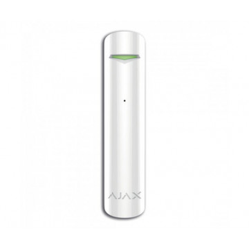 Ajax - Détecteur de bris de glace avec microphone Blanc