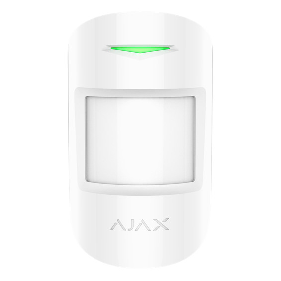 Ajax - Détecteur mouvement IR avec capteur à micro-ondes K-band Blanc