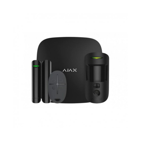 Kit AJax Hub2 2G + MotionCam + DoorProtect + SpaceControl - Noir