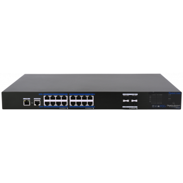 SWITCH MANAGEABLE L2 270W- 16×1000Mb/POE + 4×SFP 1000Mb Boite 1 PC