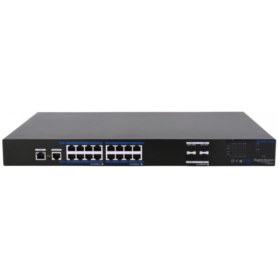 SWITCH MANAGEABLE L2 270W- 16×1000Mb/POE + 4×SFP 1000Mb Boite 1 PC