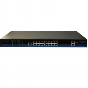 SWITCH MANAGEABLE 250W- 16×100Mb/POE+ & 2x1000Mb & 1SFP Boite 1 PC
