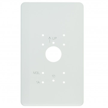 Plaque largeur 150 mm en PVC blanc pour gt1d, gt1a et gt1m3l