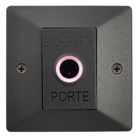 Bouton poussoir sans contact UB-one+ boite  encas+ saillie- anthracite