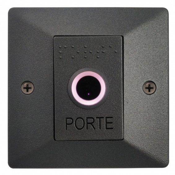 Bouton poussoir sans contact UB-one+ boite  encas+ saillie- anthracite