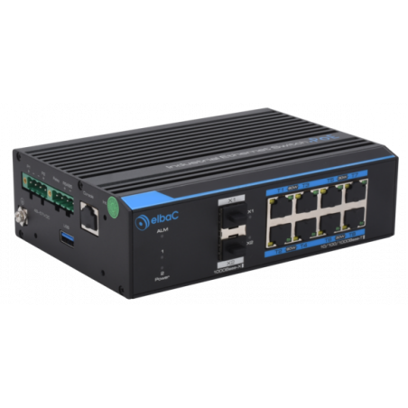 SWITCH INDUS 240W L2 - 4×1Gb/POE++4×1Gb/POE+ 2×SFP 1Gb- Boite 1 PC