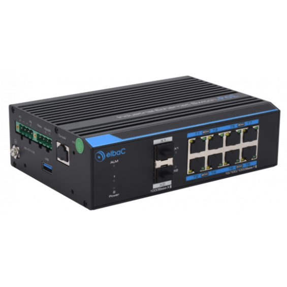 SWITCH INDUS 240W L2 - 4×1Gb/POE++4×1Gb/POE+ 2×SFP 1Gb- Boite 1 PC