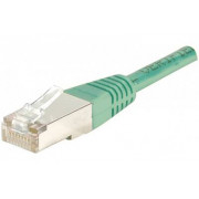 Cordon RJ45 CAT 6 F UTP- 100 ohms - Vert 0,15 m