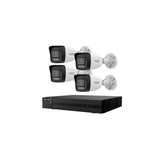 4 caméras HWI-B140HA-LU achetées 1 NVR HWN-4104MH-4P offert