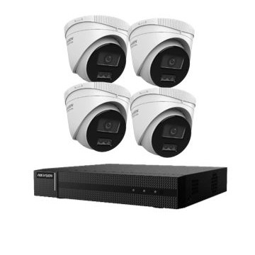 4 caméras HWI-T240HA-LU achetées 1 NVR HWN-4104MH-4P offert