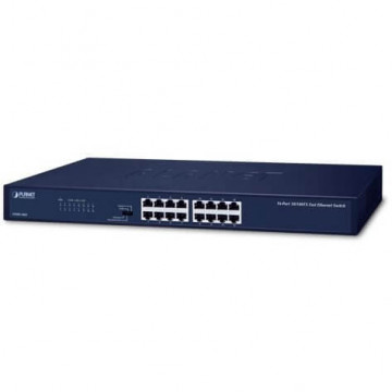 Switch 19" 16 ports 10/100Mbits