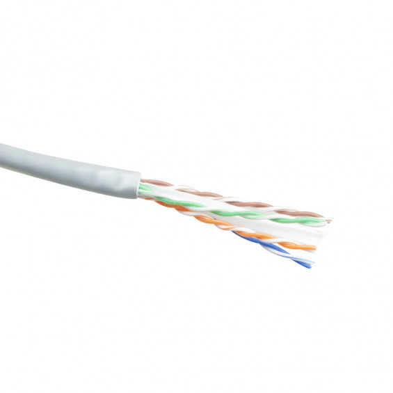 CAT 6 U-UTP, 250 MHz Eca (EN 50575), AWG 23/1, Box - 305m - Blanc