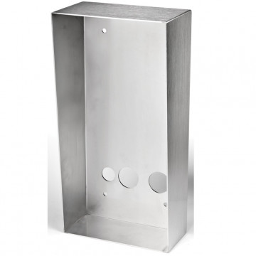 Cadre saillie inox avec visière pour platines AXDVF2 et AXDVF4