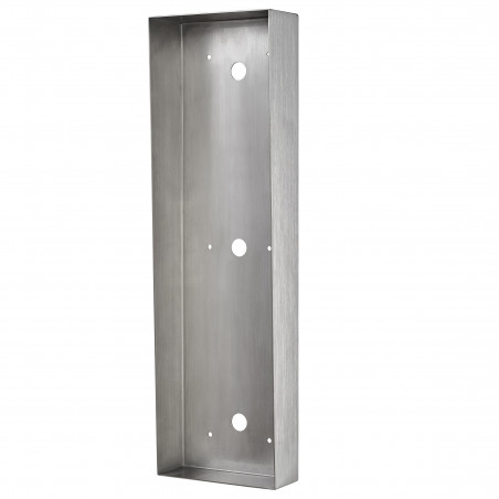 Cadre saillie Inox avec visiere pour platine JPDVF2LBM